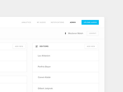 Refining The Ui admin clear design refine simple ui ux