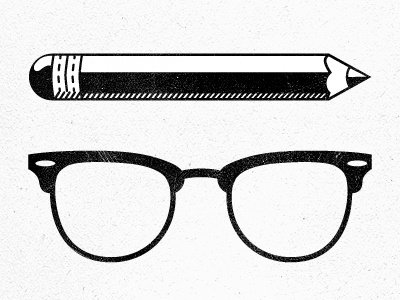 WhatTheFurr Icons art bw drawing glasses grunge identity illustration pencil personal branding rayban scratch summer sunglasses texture