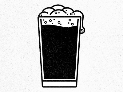 Beer artwork beer branding bubbles glass icon identity illustration whatthefurr wtf