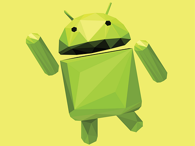 Low poly android lowpoly lowpolyarts android