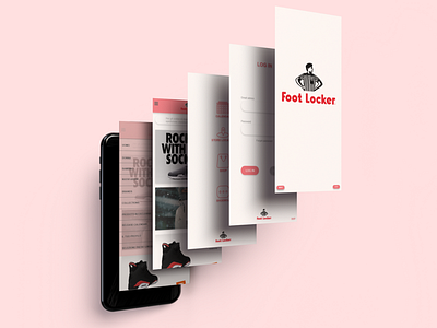 Foot locker app ui redesign uidesign