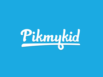 Pikmykid - Branding baseline branding lettering logo script type typography