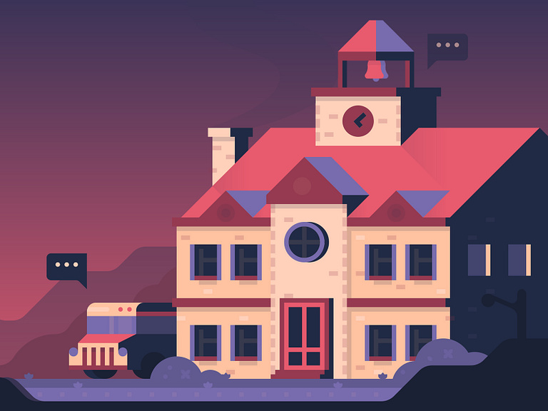 New School by Kevin Mercier on Dribbble