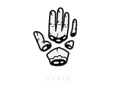 True through death. angry bitter bone cut finger hand illustration iphone x mental filth severed straightedge thumb