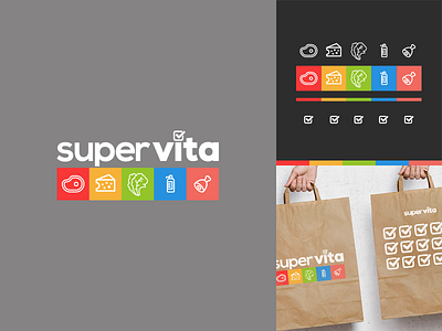 Supervita branding design graphicdesign icon identity logo