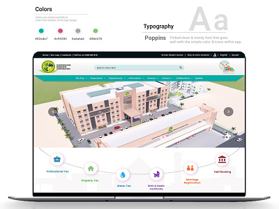 gandhinagar website design goverment mokup uxdesign websitedesign