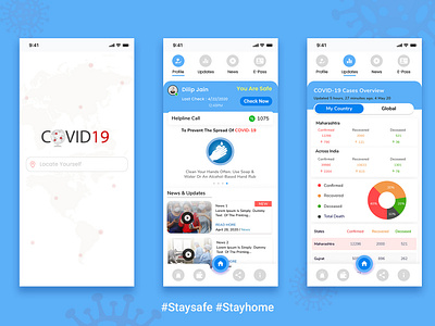 Covid-19 App Design
