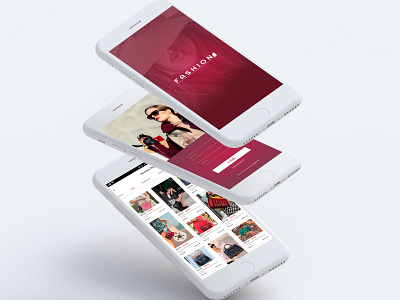 Fashion APP Design app application design e commerce fashion userexperience uxdesign