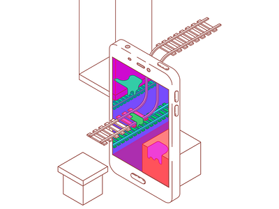 isometric phone