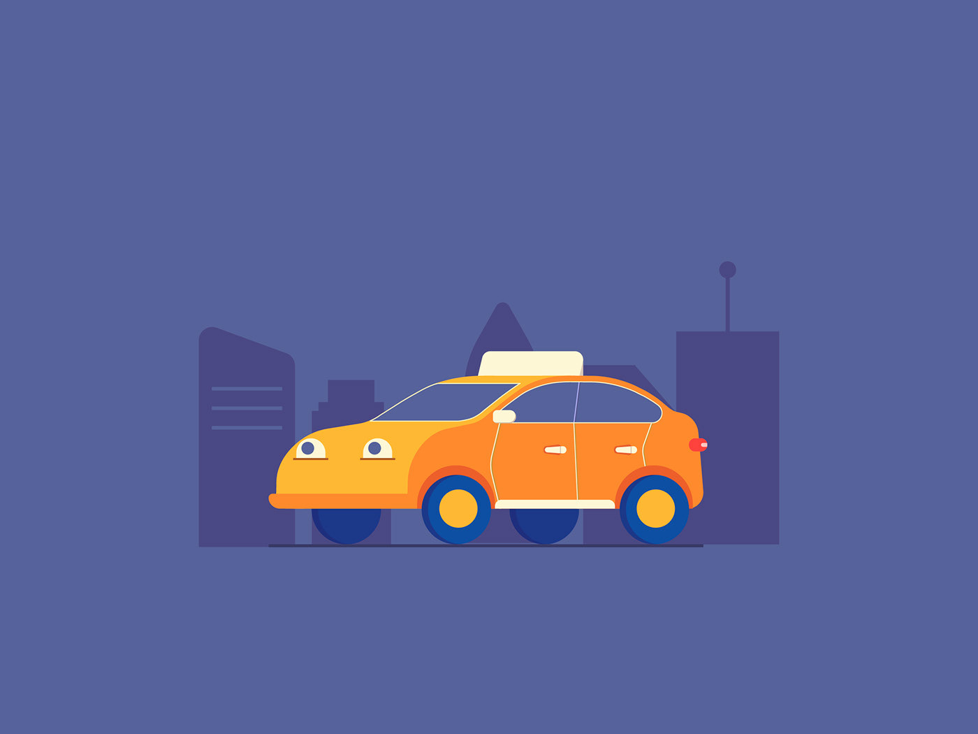 Taxi by Maxim Aletkin on Dribbble