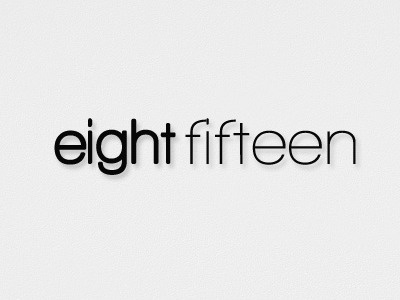 eight fifteen 815 eight fifteen logo minimal minimalist simple