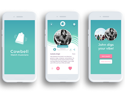 Cowbell! Tinder for Musicians