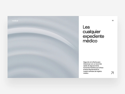 Medical. UX Visual Web animation clean design minimalist ui ux web