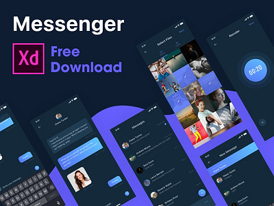 Messenger - Dark theme - Free Download