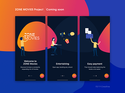 ZONE MOVIES Project - Coming Soon bitcoin chart dark digital dribbble food app free download hiring me invite ios messenger movies music uiux vietnam