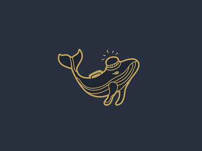 Logo Whale Design clean design illustration logo organic sea whale
