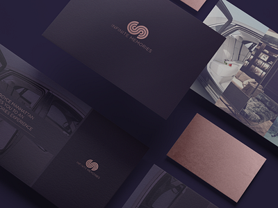 infinite memories - branding brand identity branding design elegant identity logo luxury new york city nyc visual