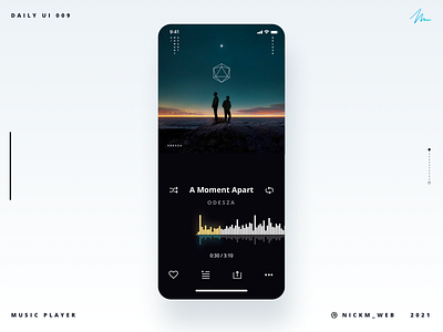 Music Player | Daily UI Challenge 009 (Music Player)