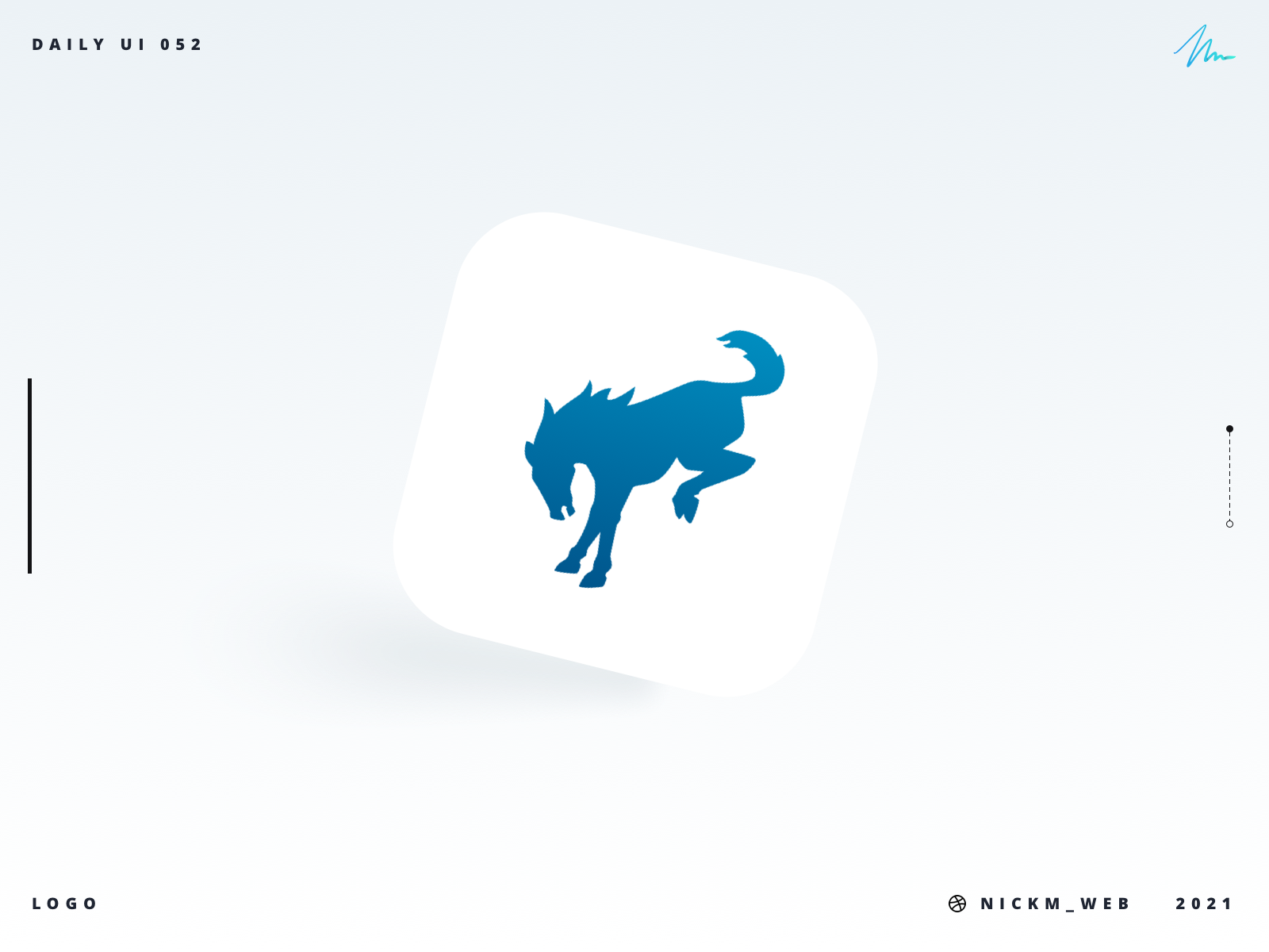 Ford Bronco Logo / App Icon | Daily UI Challenge 052 (Logo) by Nick ...