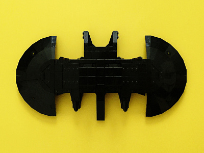 IT'S A BIRD! IT'S A PLANE! batman batwing build custom design icon iconographic iconography lego photgraphy toy toy design