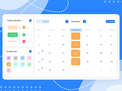 Scheduling Web App app design flat minimal ui uidesign uikit ux web website