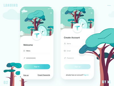 Landing page