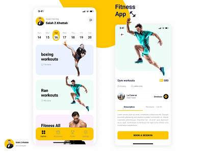 Fitness :Mobile App 💪🏋️‍♀️