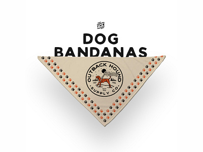 The Dog Bandanas branding design illustration illustrator logo mountain typography vector