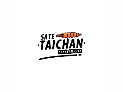 Sate Taichan Senayan City branding design illustration illustrator logo mountain typography vector