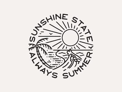 Always Summer beach design illustration summer vector