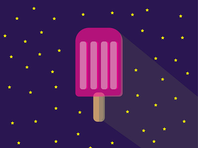 Ice Cream adobeillustrator art beginner darkposter dream ice cream minimalist design posterdesign