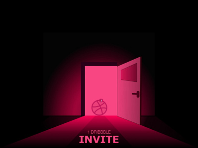 INVITE adobe xd branding dribbble dribble invite graphic design illustration invite minimal typography ui ux