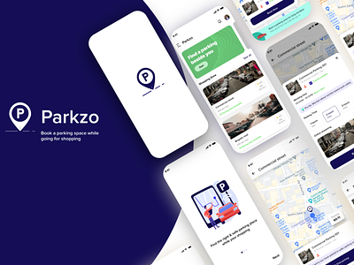 Parkzo (Find the parking space while going shopping)