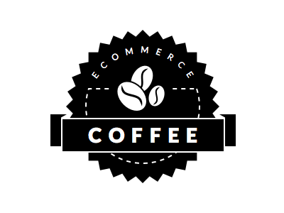 Coffee Beans badge coffee logo vector