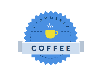 Coffee Cup Color badge coffee logo vector