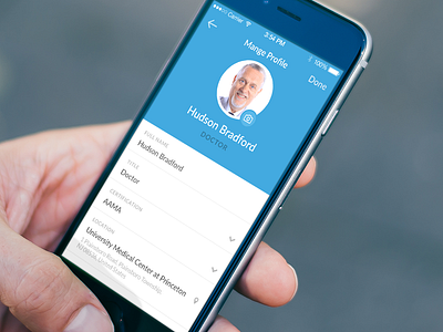 App Prototype app design doctor health ios iphone map notification profile time ui ux