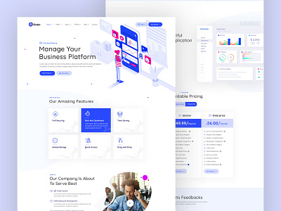 Saas Startup Theme agency agency website html illustraion landing page marketingagency micro neno software startups theme trendy design ui ux wordpress