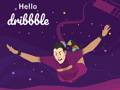 Dribble Frst Shot dribbble best shot dribble frst shot flat frist shot hello icon illustration landing page ui ux ux animation vactor web