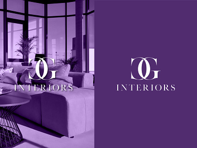 Logo design for luxury high end interior design for residential