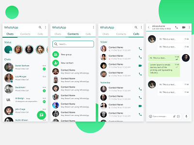 WhatsApp Redesign