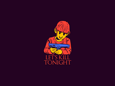 Let's Kill Tonight apparel apparel design artwear band merch branding clothing clothing line design graphic design illustration illustrator logo merch design metal core pop punk streetwear tattoo tshirt design typography vector