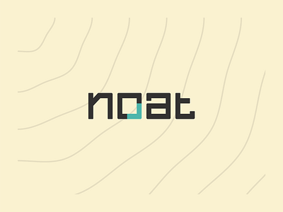 Noat - Logo & Branding adobe app application branding clean design flat logo logotype minimal mobile noat note notes type typography ui uiux ux xd