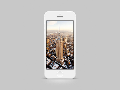 White iPhone design flat iphone white
