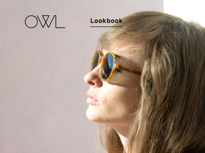 OWL glasses minimal responsive shop website