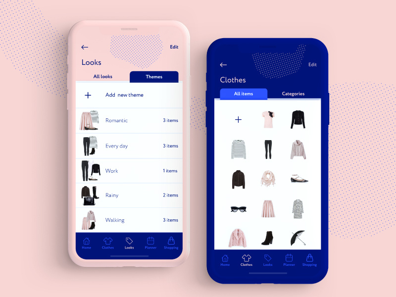 Colors for Wardrobe app by Natalia Savina on Dribbble