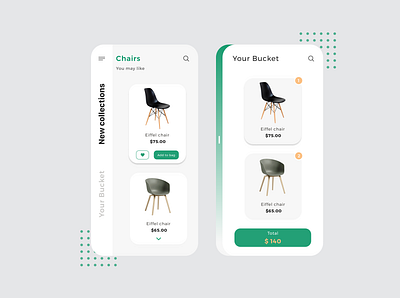 App- Chairs android aplicativo app chairs design ui ux