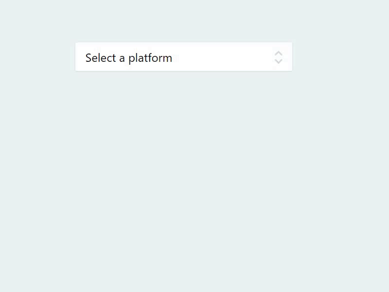Select Box Button With Direction Aware Hover Effect ui design illustration user interaction micro interaction animation select user type direction aware hover select select box