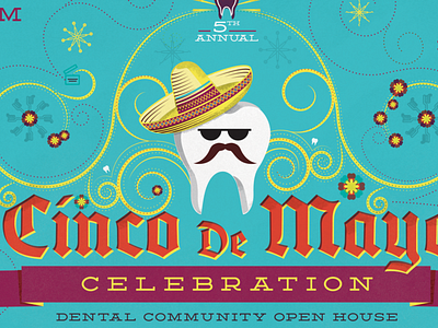 Cinco de Mayo Celebration - Dental Offices cinco de mayo dental clinic digital illustration illustration wacom