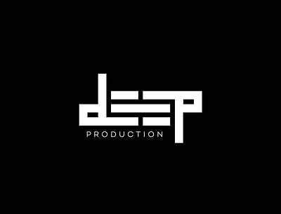 2018 | Deep Production black branding deep deep sea logo