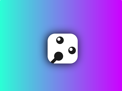App exploration app black black white cute cute animal design eye face flat gradient icon illustration logo ui ux vector